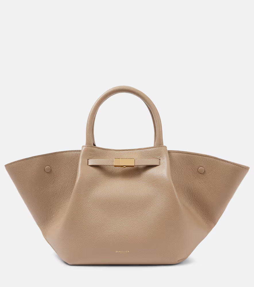 DeMellier New York Midi leather tote bag | Mytheresa (US/CA)