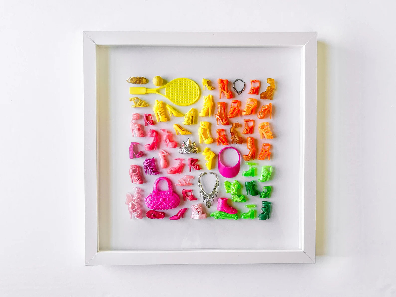 Barbie Framed Art Barbie Doll Shoes and Accessories in - Etsy | Etsy (US)