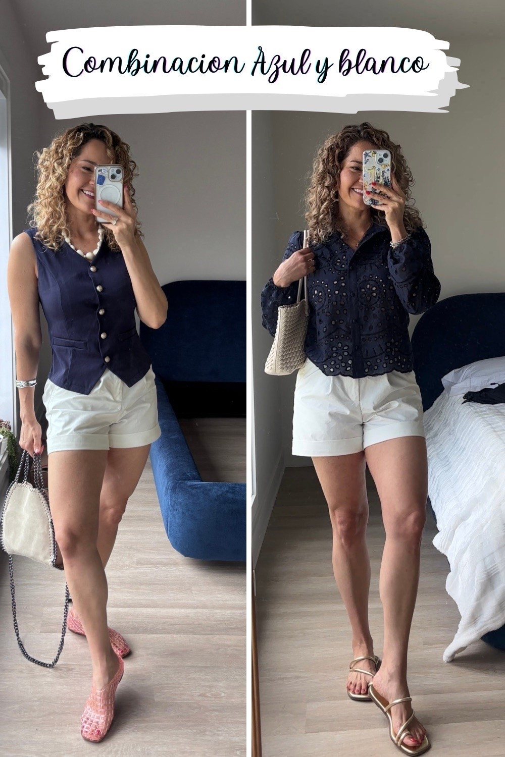 Outfits azul y blanco | 2 ideas casual chic

#LTKsummer #LTKcanada #LTKstyletip