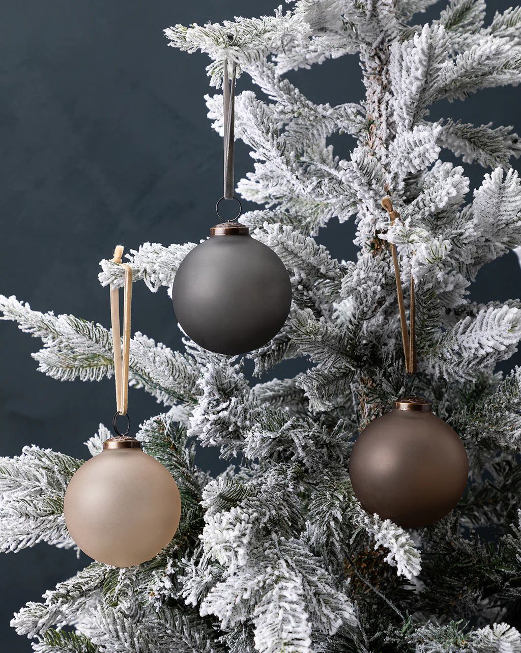 Noel Neutral Ornaments (Set of 3) | McGee & Co.