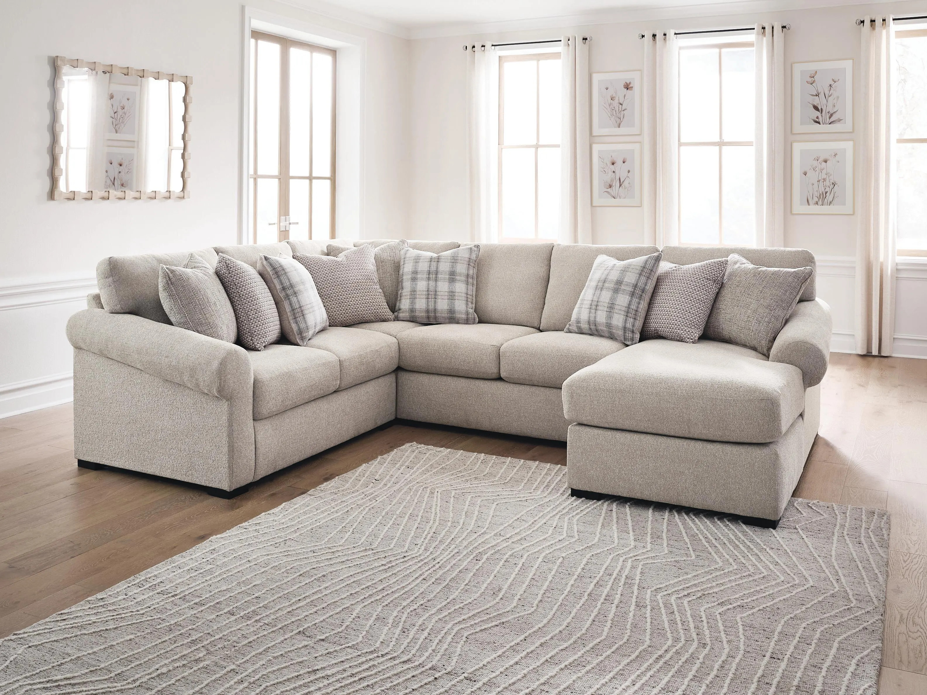 Bridgemont 4-Piece Sectional with Chaise | Ashley | Ashley