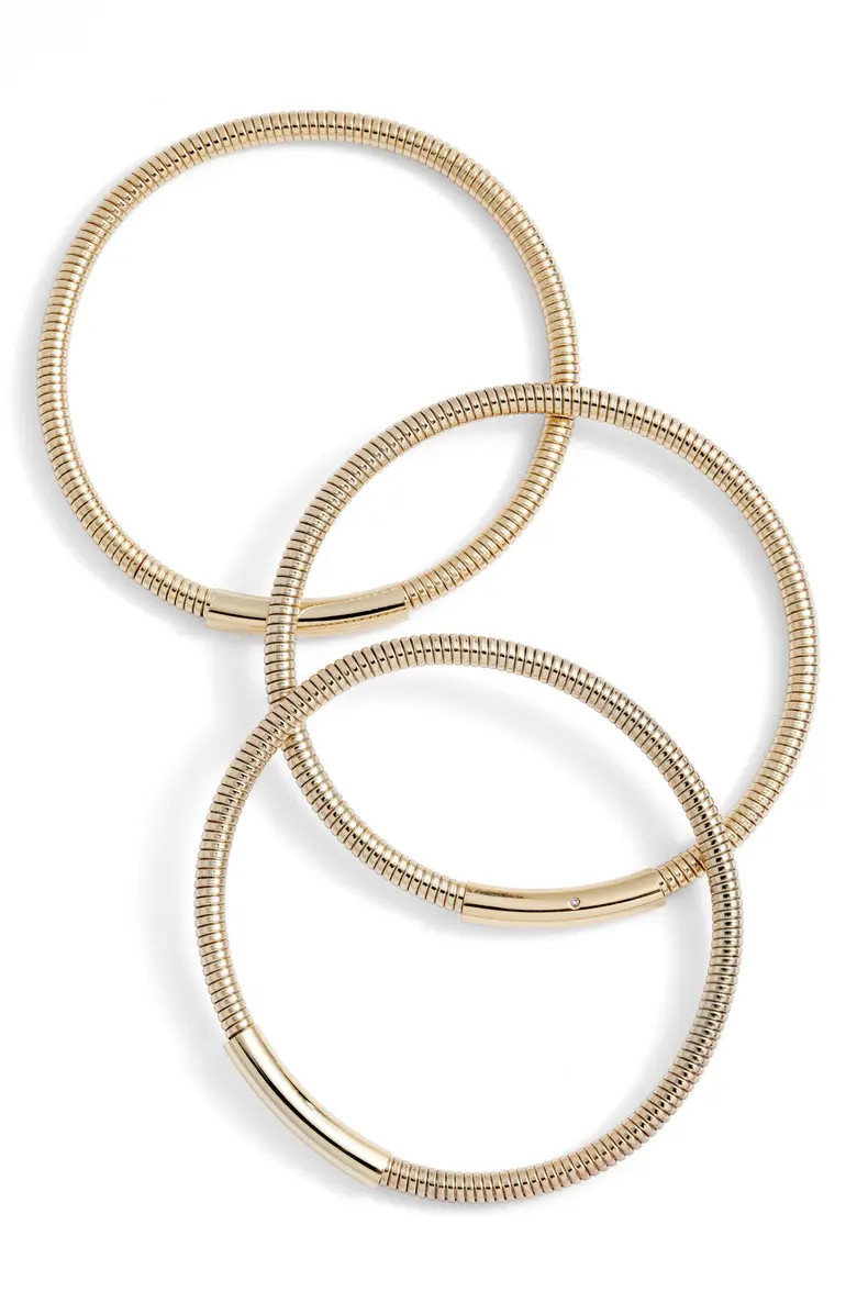 Set of 3 Omega Chain Stretch BraceletsNORDSTROM | Nordstrom