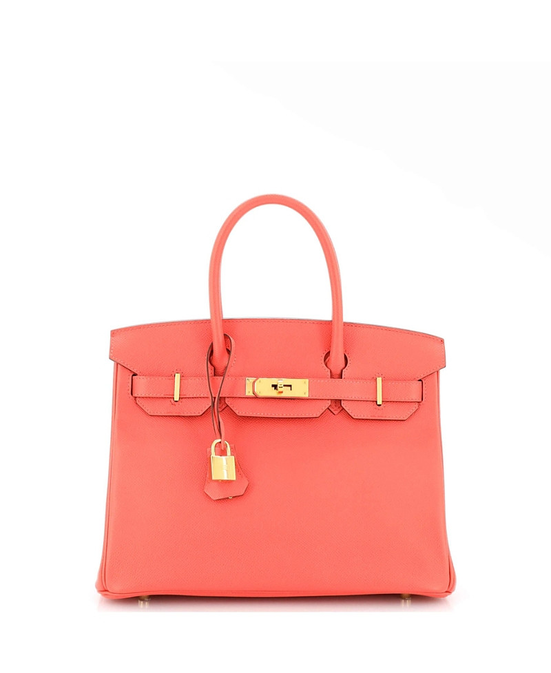 Pre-Owned Hermes Birkin 30 Handbag Pink Epsom with Gold Hardware | Bloomingdale's (US)