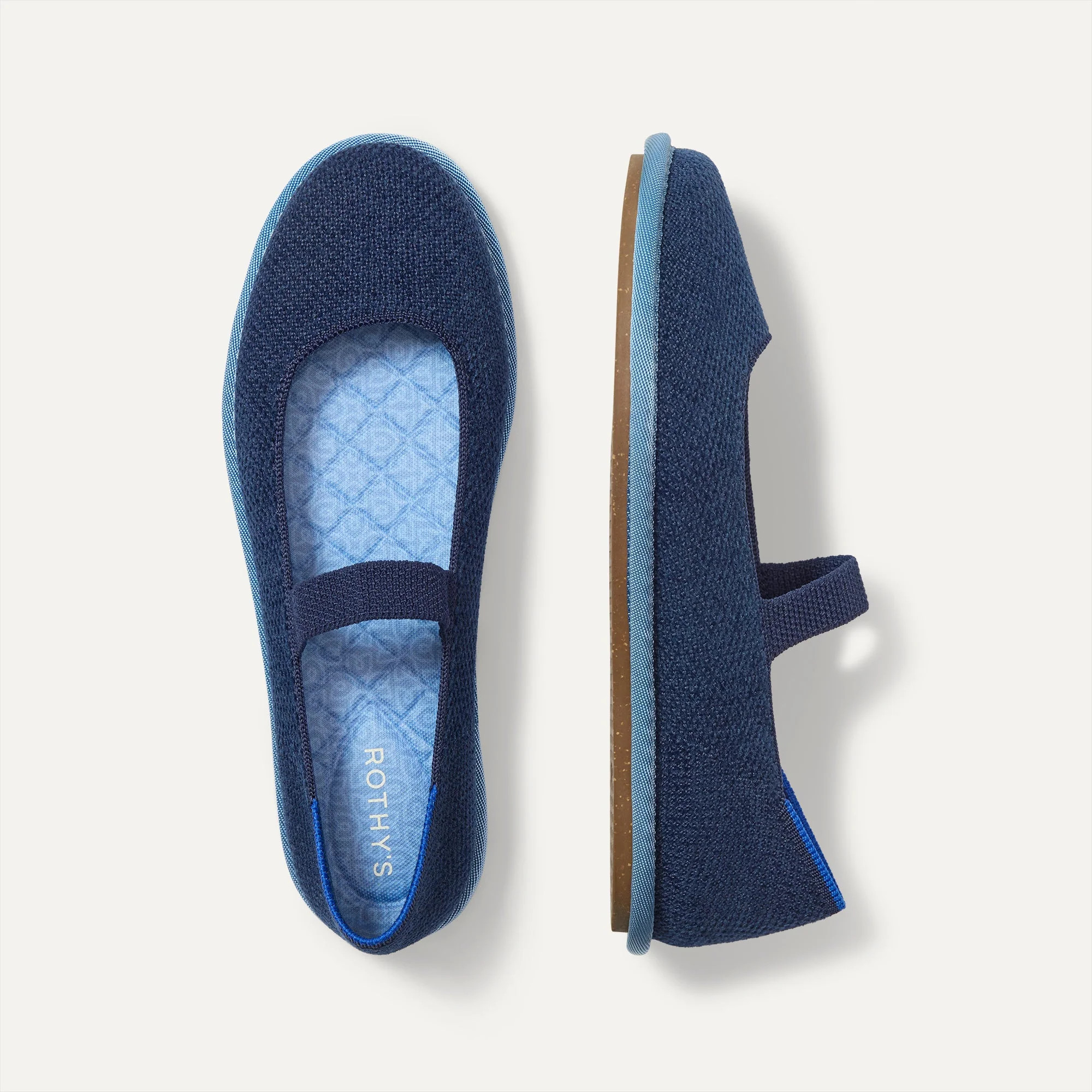 Women's ReVelvet™ Cruiser Mary Jane in ReVelvet™ Navy | Rothy's | Rothy's