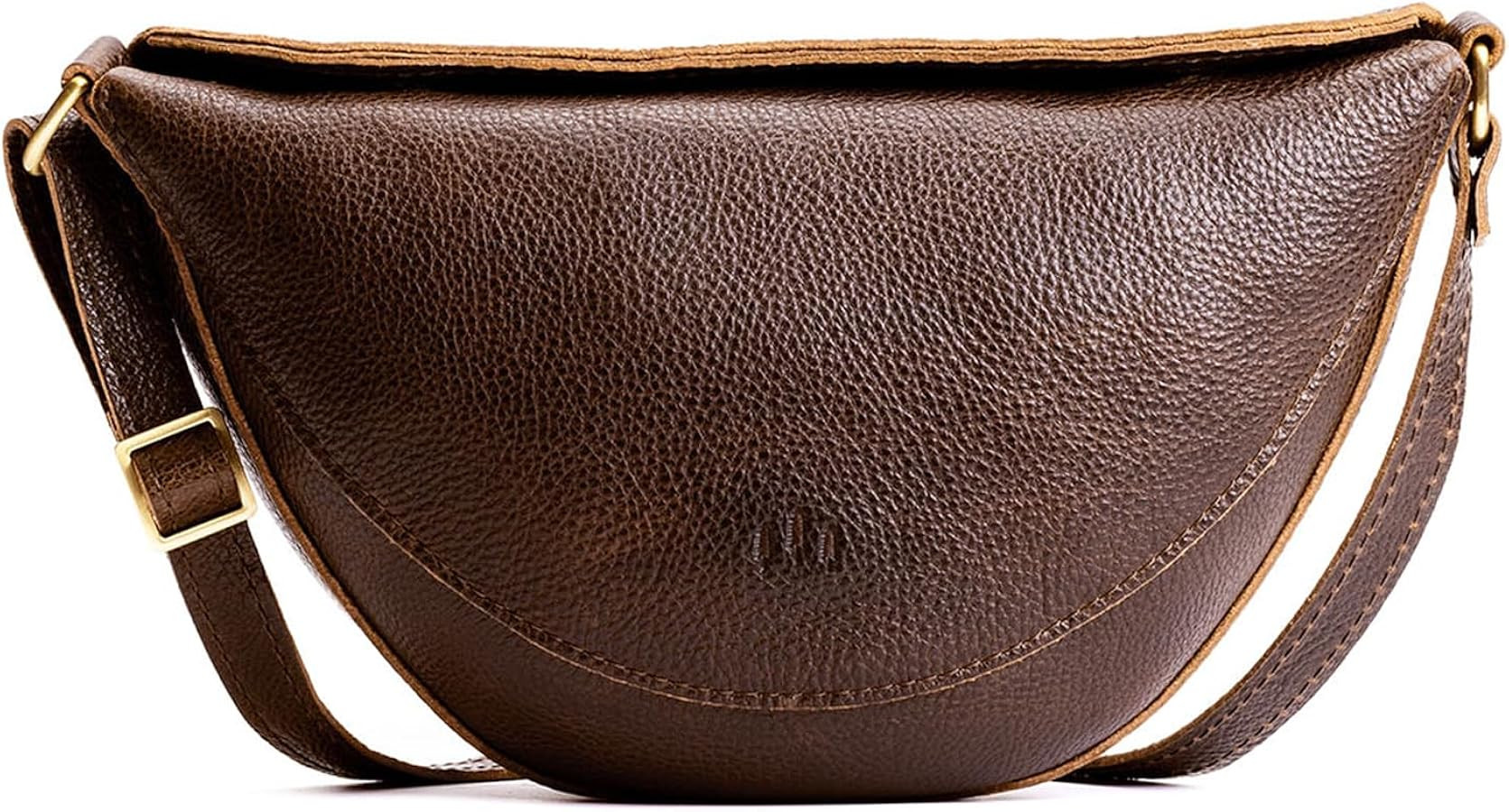 Portland Leather Goods Koala Sling Bag – Leather Sling with Adjustable Strap – Handmade from ... | Amazon (US)