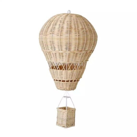 Rattan Hot Air Balloon Decoration - Etsy | Etsy (US)