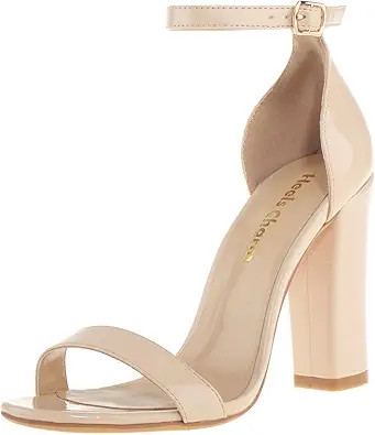 Women's Strappy Chunky Block Sandals Ankle Strap Open Toe High Heel for Dress Wedding Party Eveni... | Amazon (US)