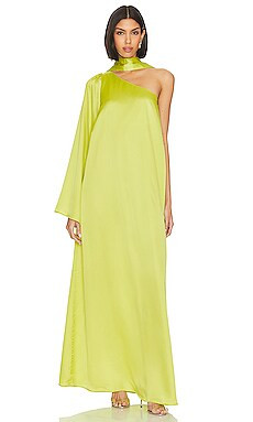 Show Me Your Mumu Get Together Dress in Citrine Luxe Satin from Revolve.com | Revolve Clothing (Global)