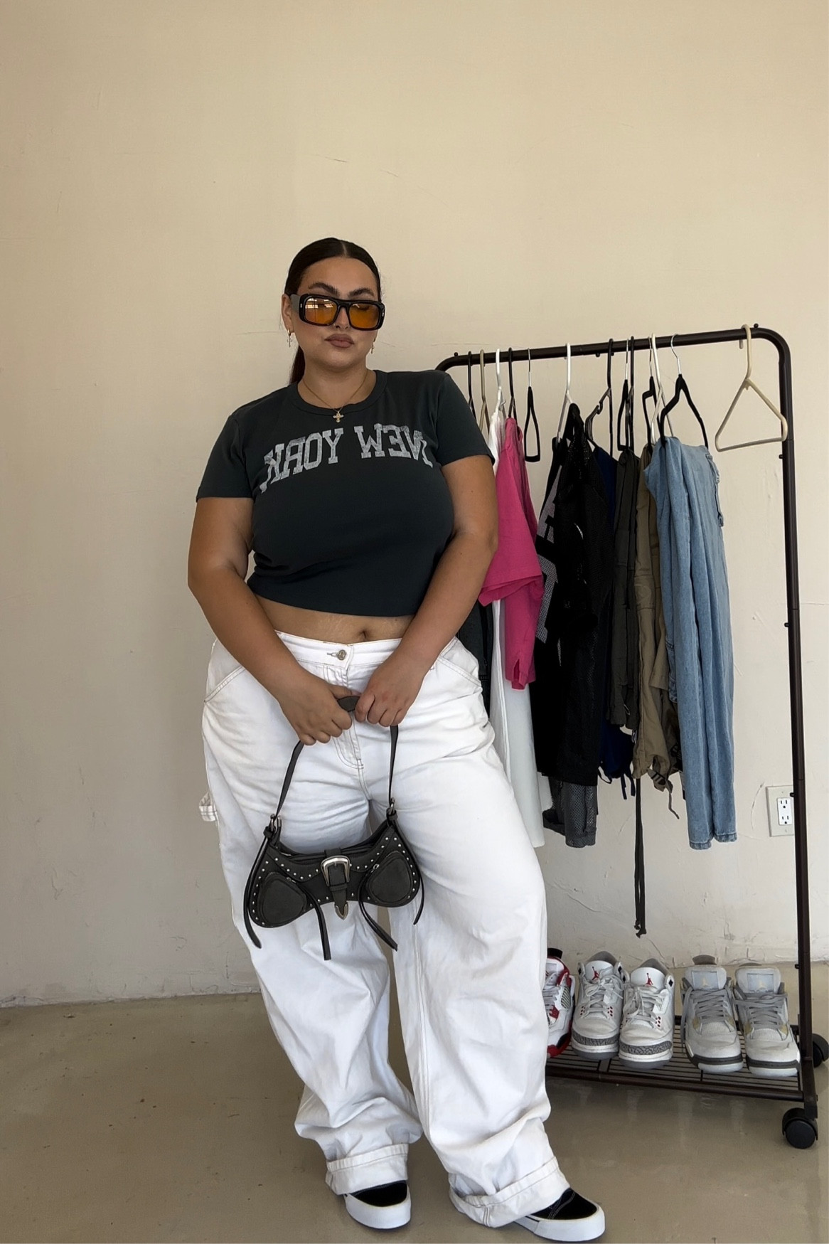 Super simple curvy girl look! Tiny top/baggy pants!!!🤍

Top is an XL
Pants are a 16! No stretch to them! (5”6 for reference) 

#LTKstyletip #LTKcurves #LTKFind