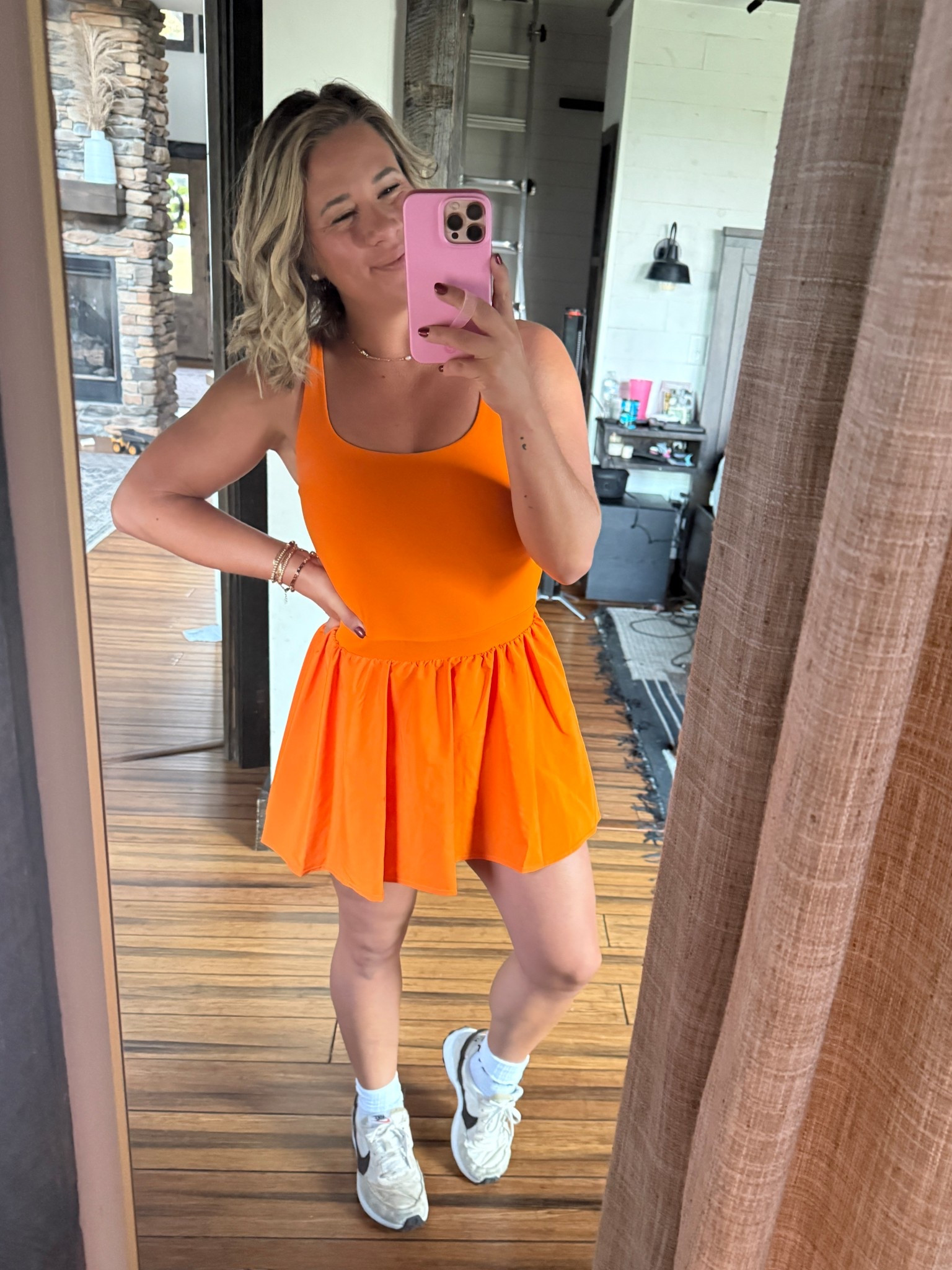 This athletic dress is perfect for the sidelines! Comes in so many color options, has a beautiful open back! Wearing size small. 

Casual dress, athletic dress, mom style, sports mom style, sideline outfit 

#LTKPetite #LTKActive #LTKFindsUnder50