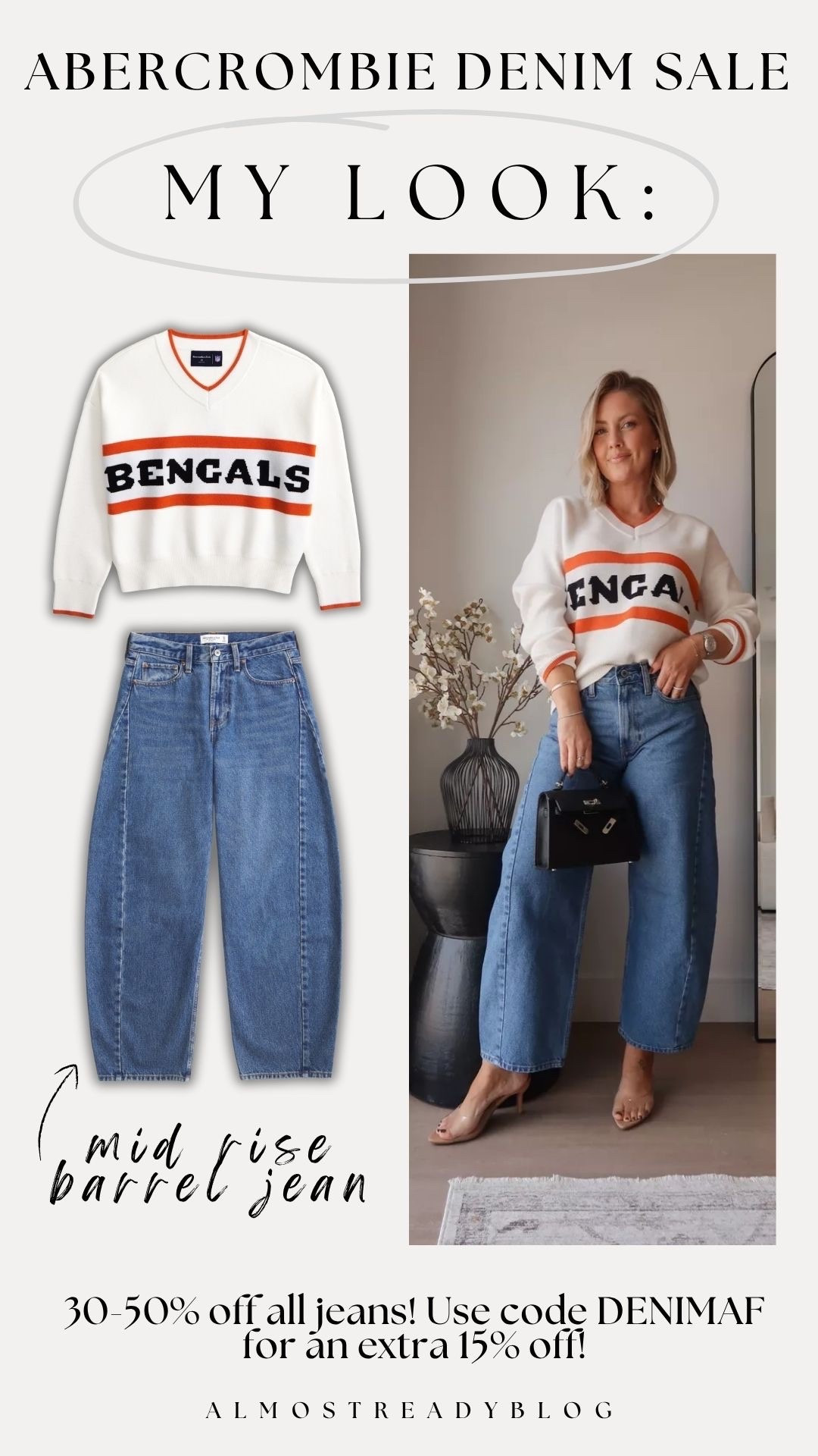 Abercrombie Denim on sale 08/06-08/11 // 30-50% off all jeans! Use stackable code DENIMAF for an extra 15% off!🥰🤍

fall fashion, sale alert, finds under 100, finds under 50, watchnow, denim, amanda west

#LTKSeasonal #LTKFindsUnder100 #LTKStyleTip