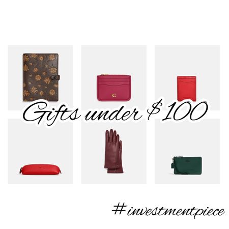 From card holders to gloves, these leather goods from @coach are chic and make the perfect gift under $100! #investmentpiece 

#LTKitbag #LTKGiftGuide #LTKunder100