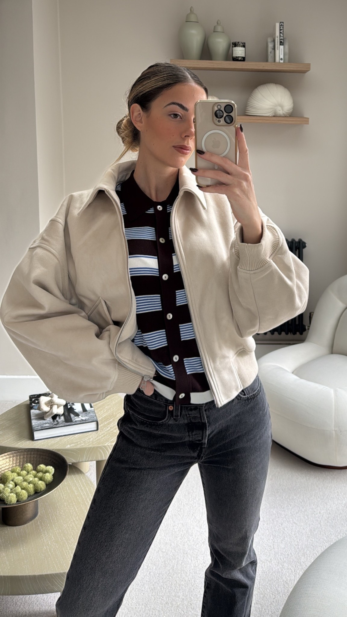 stripes are here to stay! Wearing a size M in the jacket and W26 L32 in jeans. Top is Zara. ASOS, Levi, bershka, everyday 

#LTKspring #LTKuk #LTKsummer