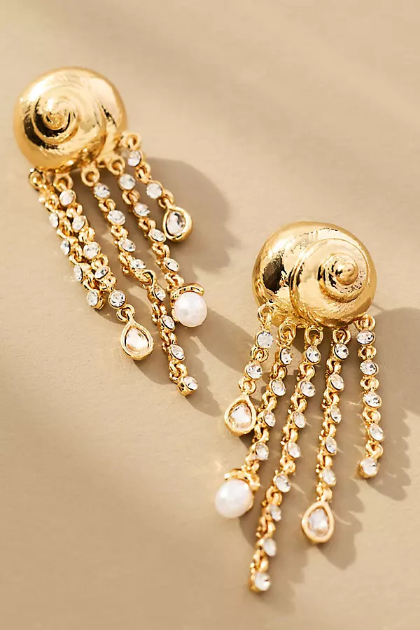 Casa Clara Siren Shell Drop Earrings | Anthropologie (US)