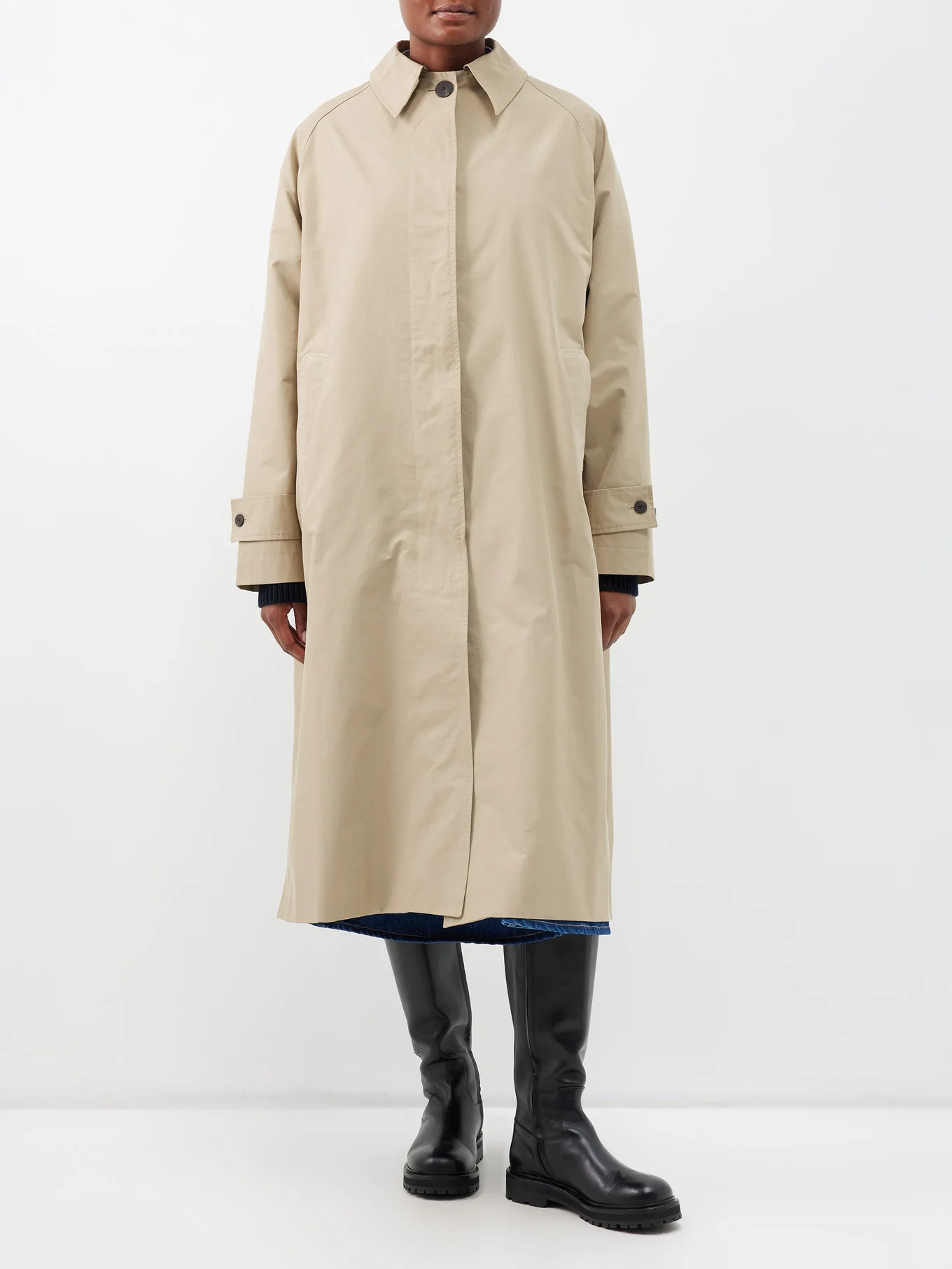 Holin cotton-blend canvas coat | Studio Nicholson | Matches (UK)
