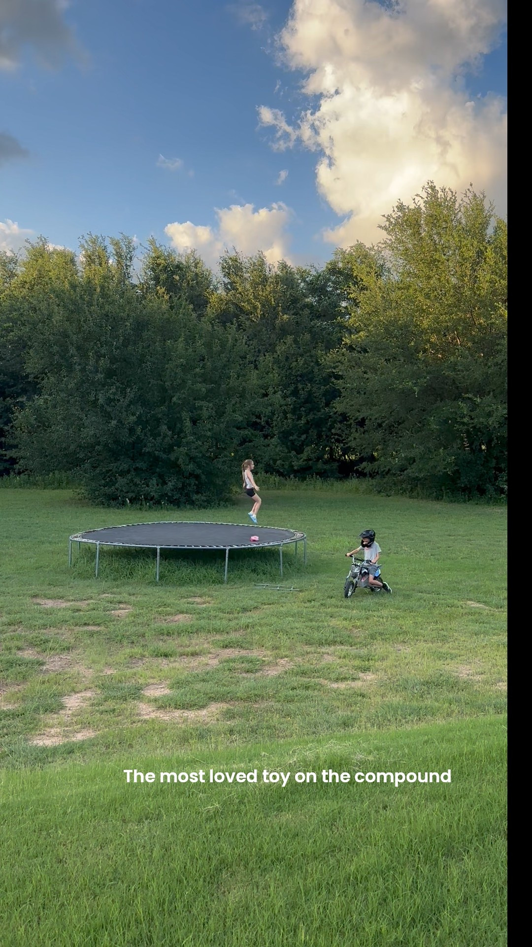 The kids all love these electric motorcycles! They don’t go too fast but are so fun! And easy to use! My 5YO, 7YO, and 10YO all have the same size and love them! They go 14mph. I can even ride them🤣

#LTKKids #LTKFamily