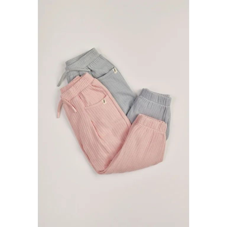 easy-peasy Toddler Girl Pleat Pocket Hacci Joggers, Sizes 18M-5T | Walmart (US)