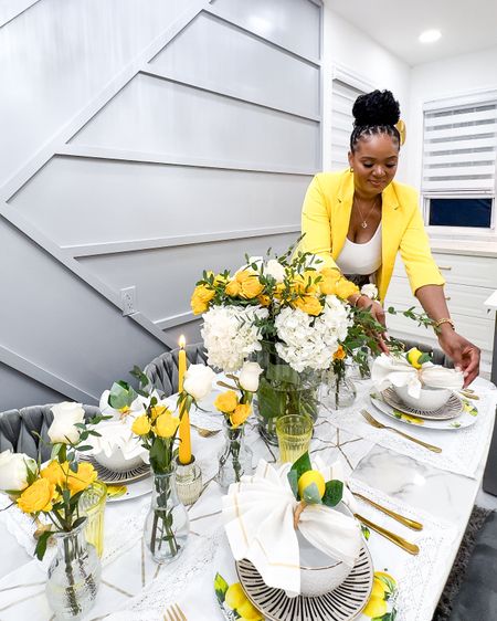 It’s hosting season and I’m all here for all the joy connecting with Family and Friends brings. Setting up a table, Building Memories and having fun is one of my favorite things about the Summer time. 
My Summer Tablescape is giving all the fun & vibrant colors 😍

#LTKU #LTKItBag #LTKHome
