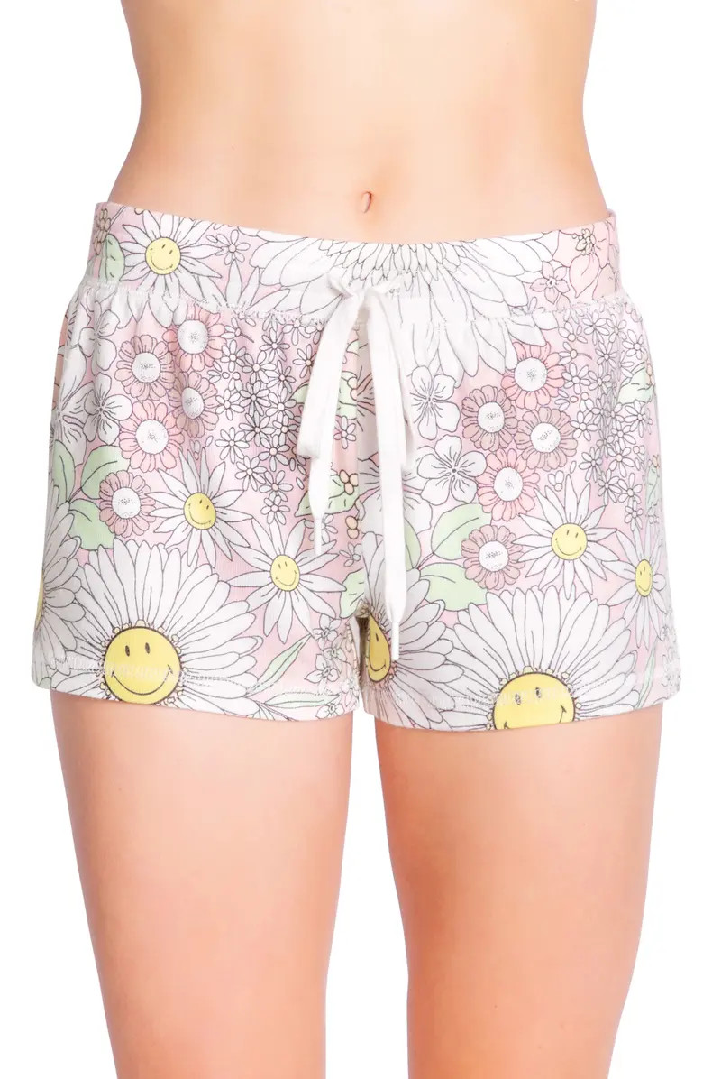 Smiley Blooms Pajama Shorts | Nordstrom