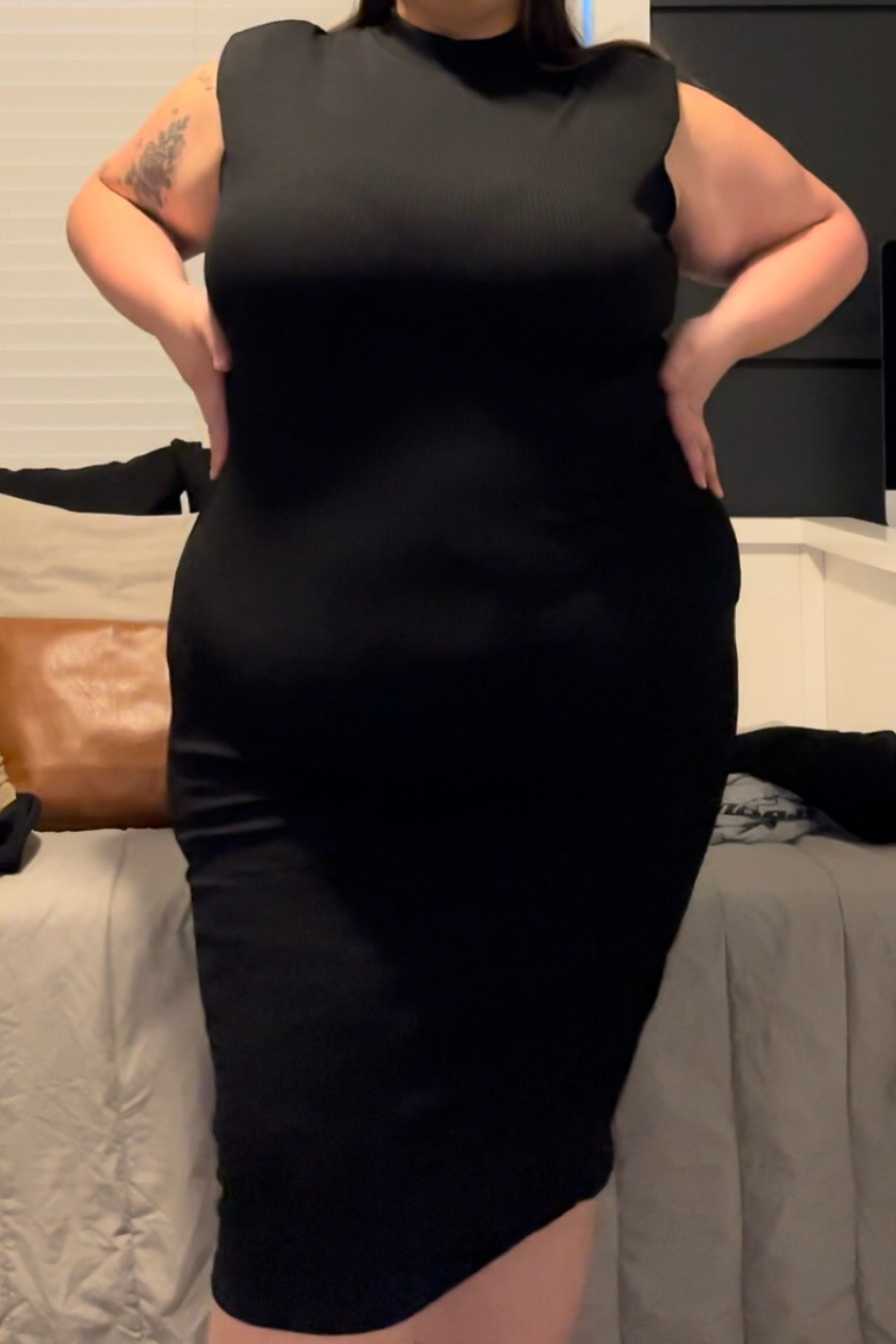 Comfy cute black body con dress multipurpose for different occasions 

#LTKstyletip #LTKplussize