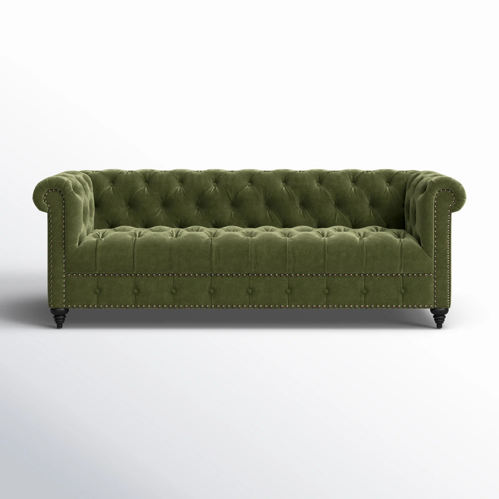 Newell 88" Rolled Arm Chesterfield Sofa | Wayfair North America