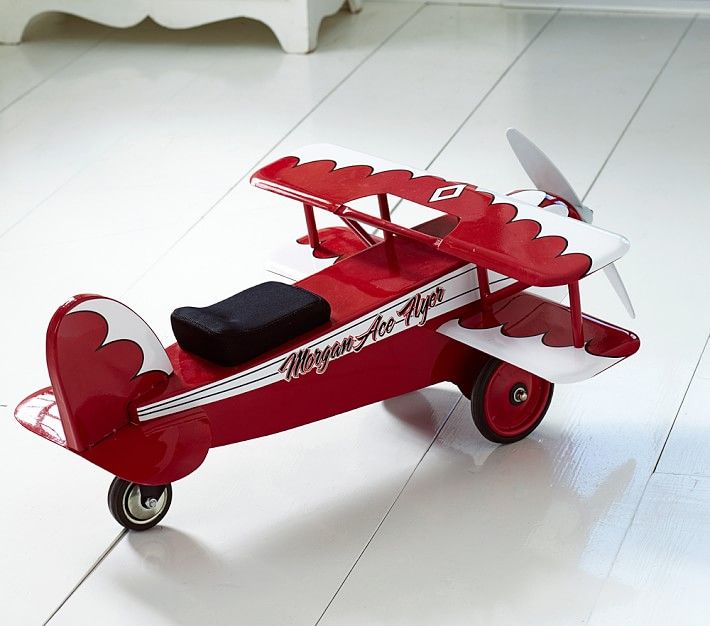 Red Airplane Ride-On | Pottery Barn Kids