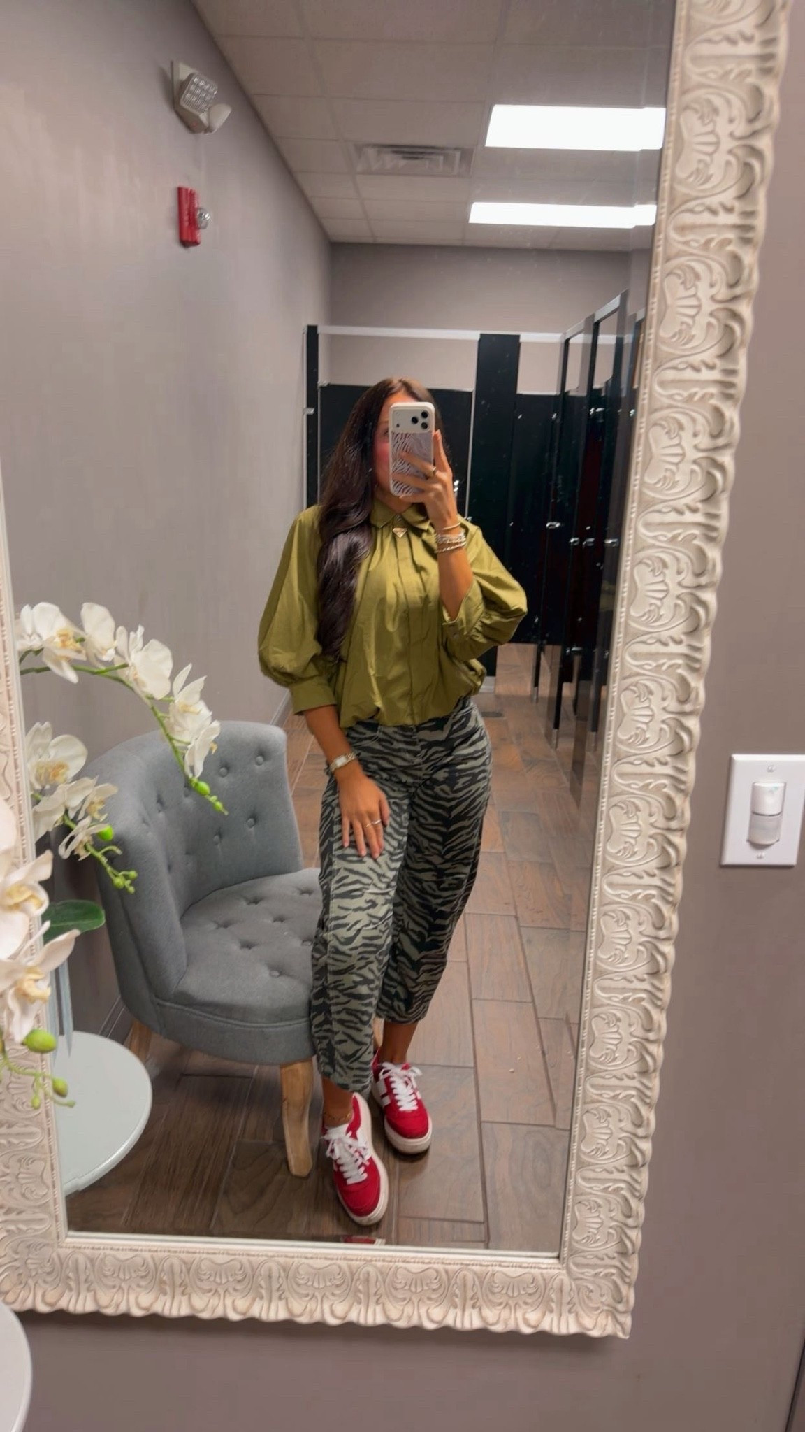 Loving fun patterned pants with bright shoes.

#LTKootd #LTKselfcare #LTKfitnessgoals