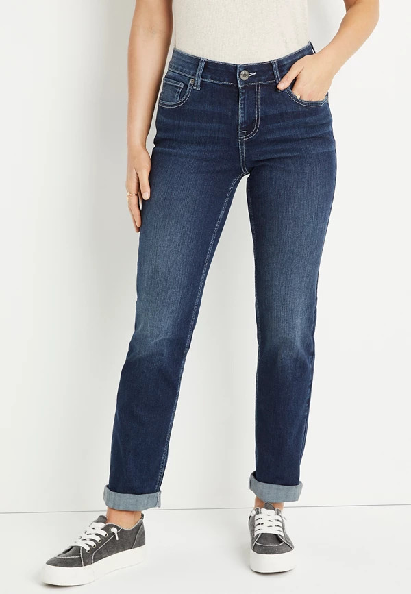 m jeans by maurices™ Classic Straight Mid Rise Jean | Maurices