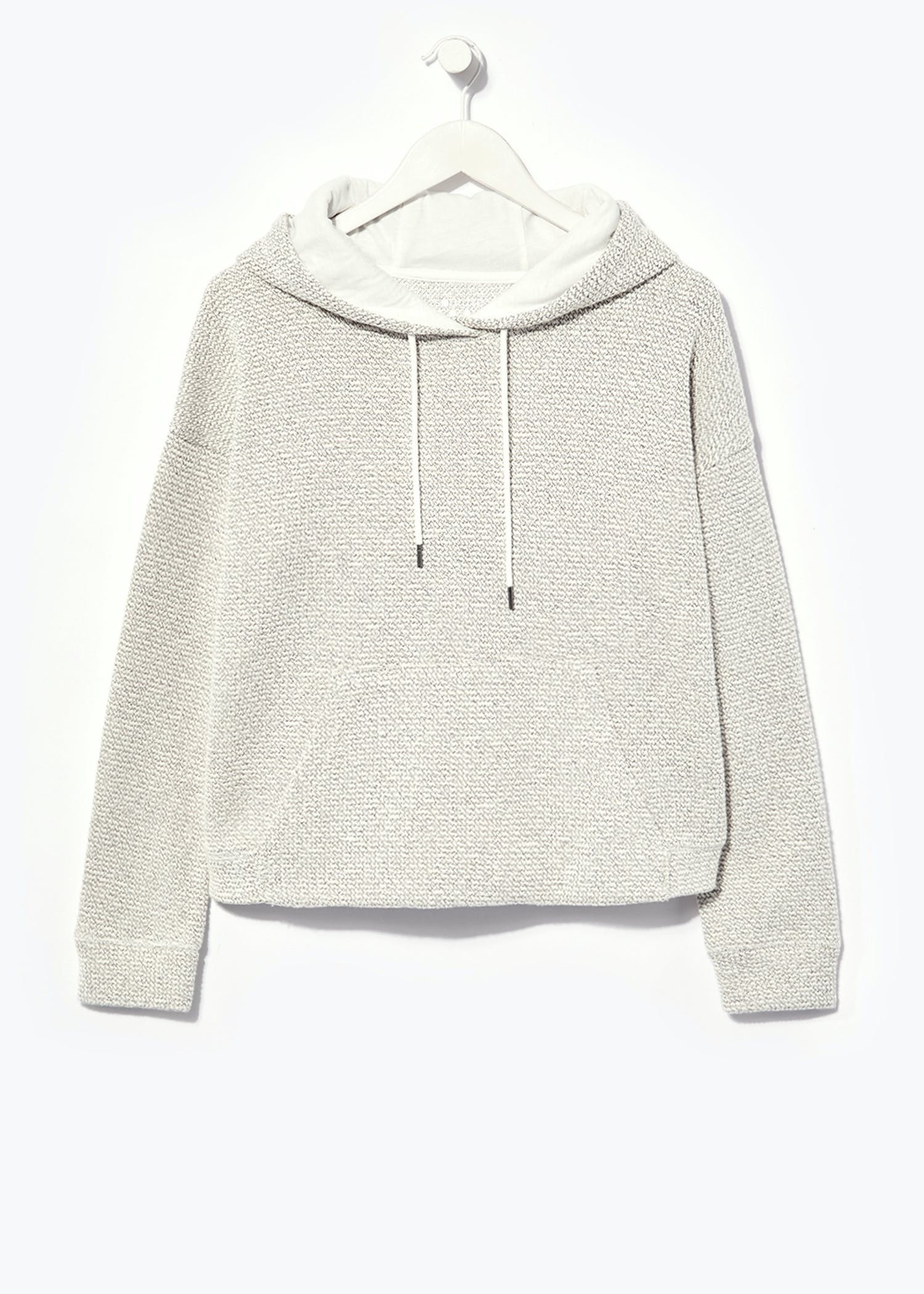 Ecru Fleece Boxy Hoodie – Ecru | Matalan (UK)