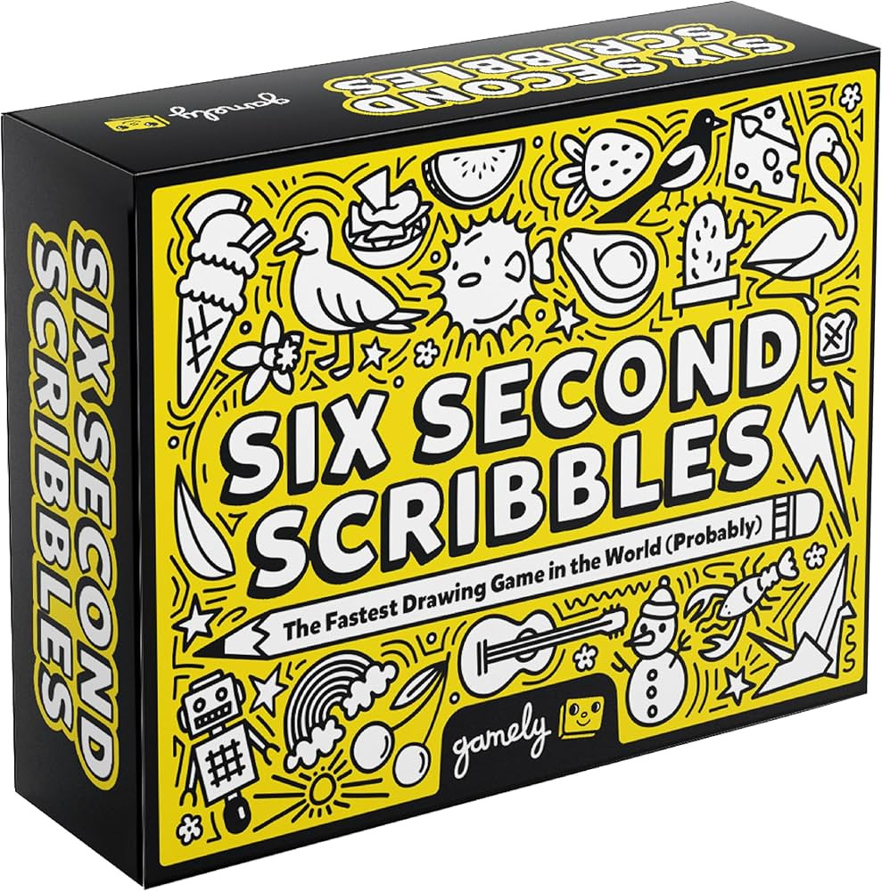 Six Second Scribbles USA: The frantically Fast, fantastically Fun Drawing Game | A Family Friendl... | Amazon (US)