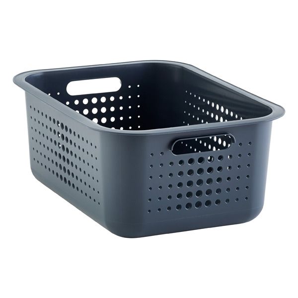 SmartStore Medium Nordic Basket Charcoal | The Container Store