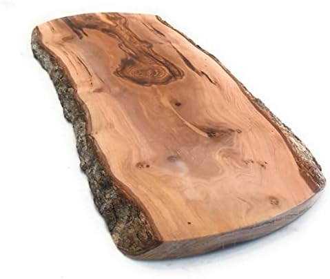 21-25" Rustic Handmade Bark Edge Olive Wood Charcuterie Board Extra Large by Orchard Hardwoods- Cutt | Amazon (US)