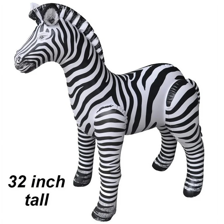 Jet Creations Zebra Inflatable 32 in tall | Walmart (US)