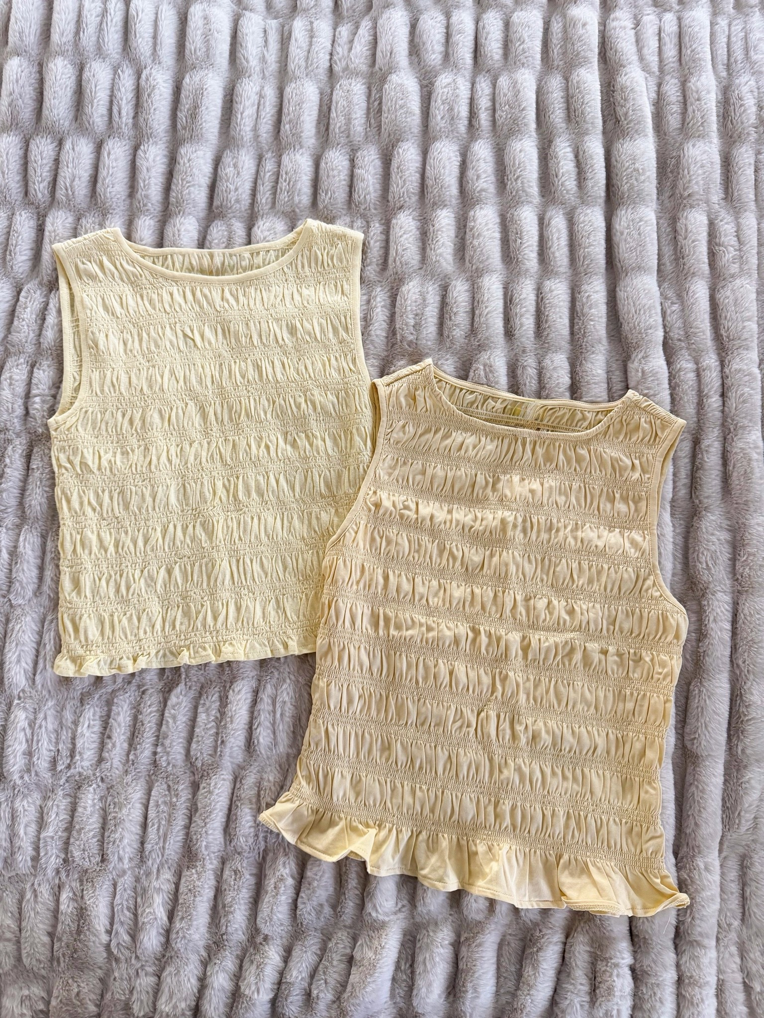One is $18 and the other is $58. Can you even tell the difference 💛💛

#LTKOver40 #LTKSeasonal