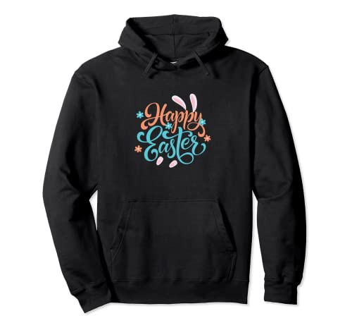Happy easter easter bunny easter eggs Pullover Hoodie | Amazon (US)