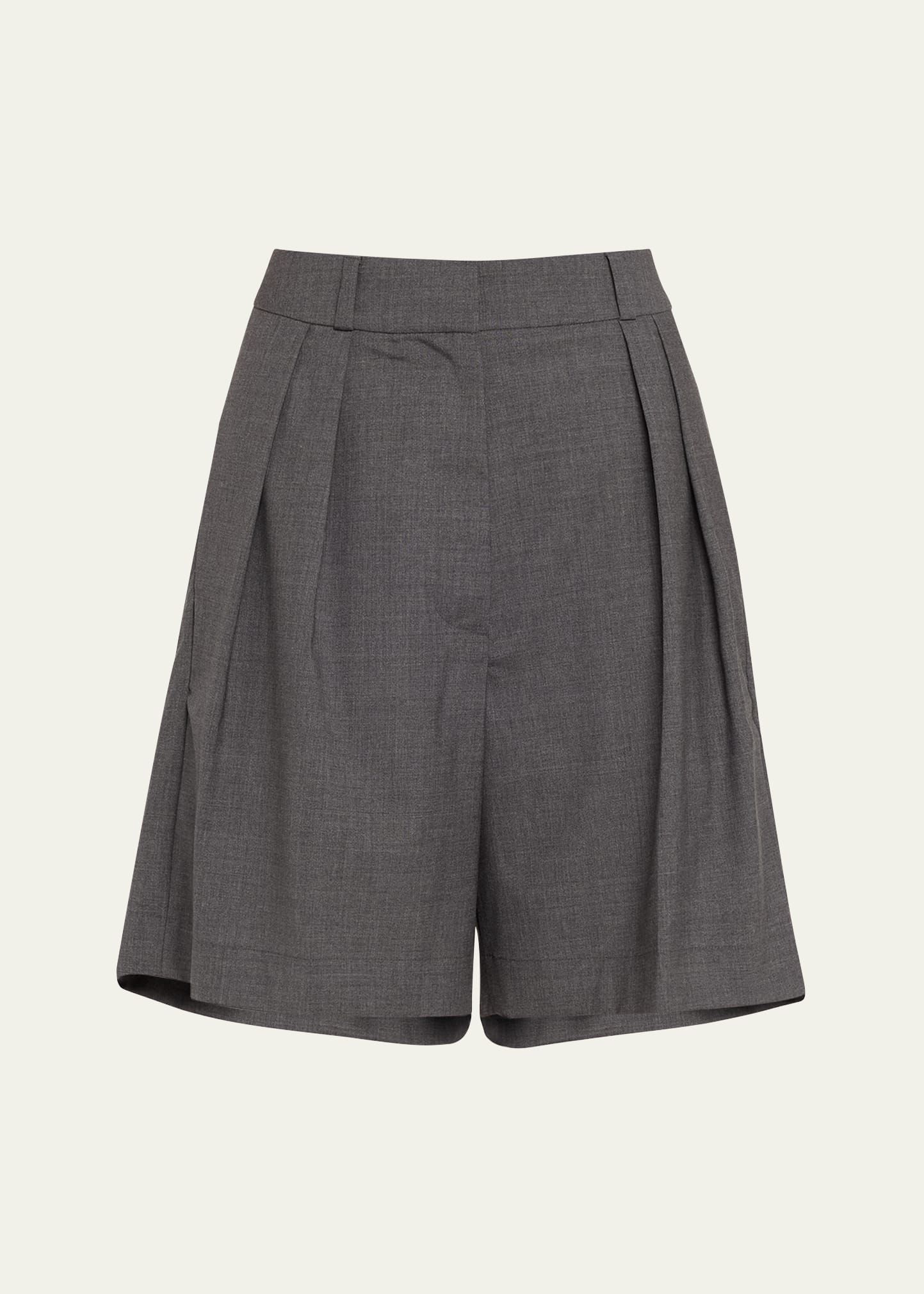 Rohe Tailored Wide-Leg Shorts | Bergdorf Goodman