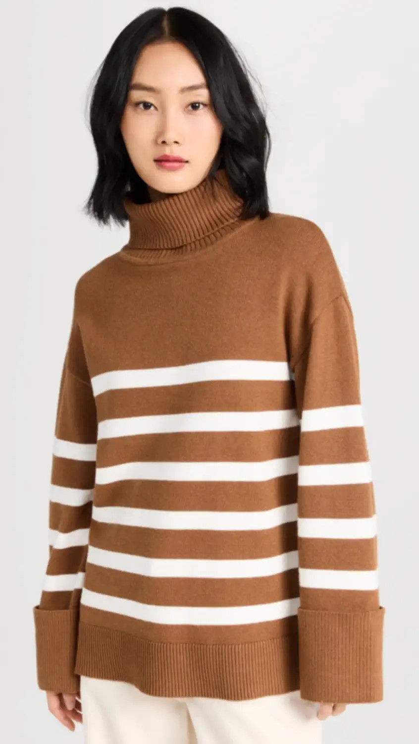 Turtle Neck Stripe Sweater | Shopbop