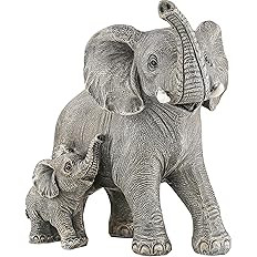 Ylncicn Elephant Statue - Elephant Decor - Mom Gifts - Elephant Gifts for Women - Home Decor Offi... | Amazon (US)