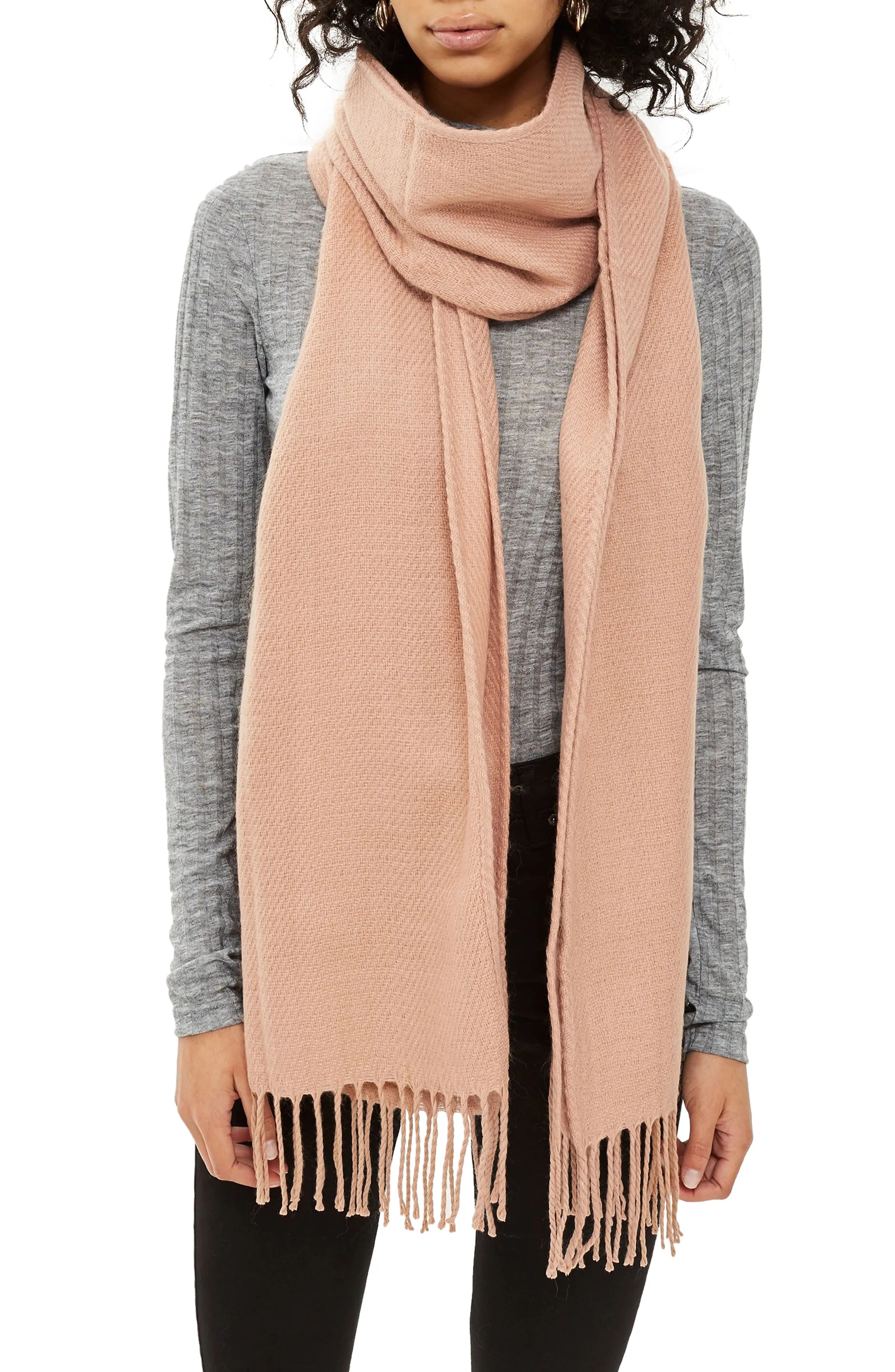 Topshop Supersoft Fringe Scarf | Nordstrom