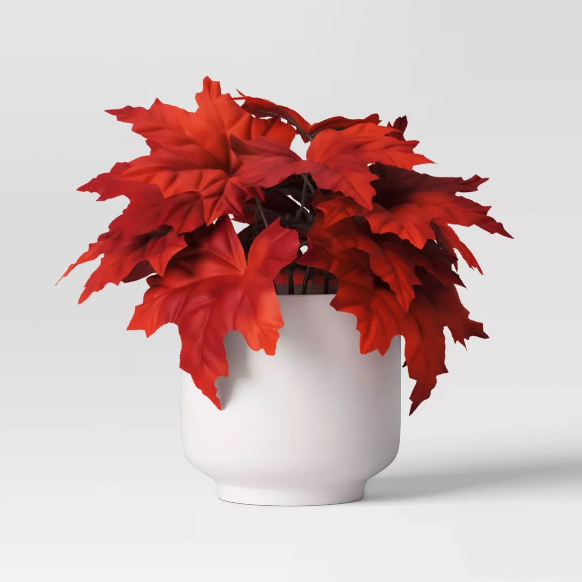 Mini Artificial Maple Leaf Arrangement Red - Threshold™ | Target