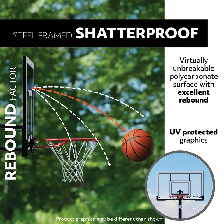 Lifetime Adjustable Portable Basketball Hoop (50-Inch Polycarbonate) - 90271 - Walmart.com | Walmart (US)