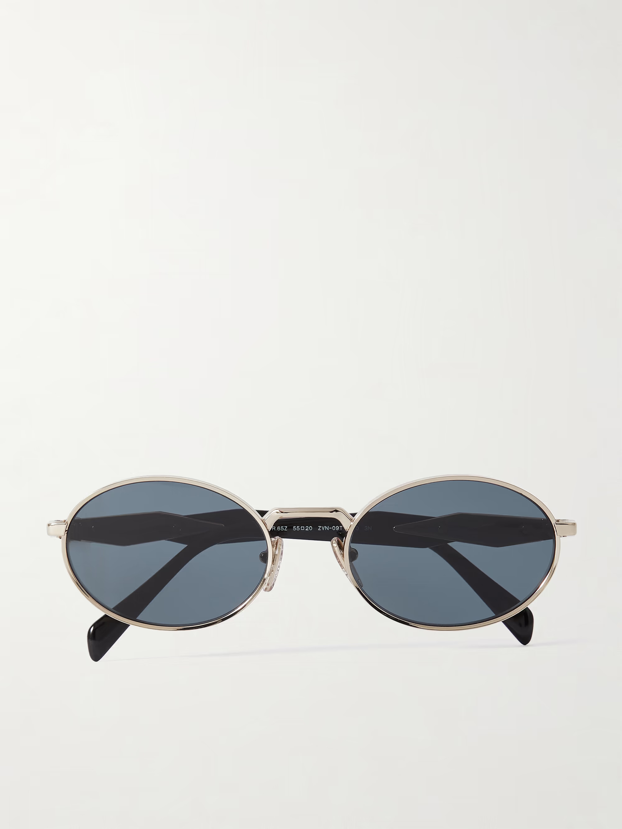 Oval-frame acetate and gold-tone sunglasses | NET-A-PORTER APAC