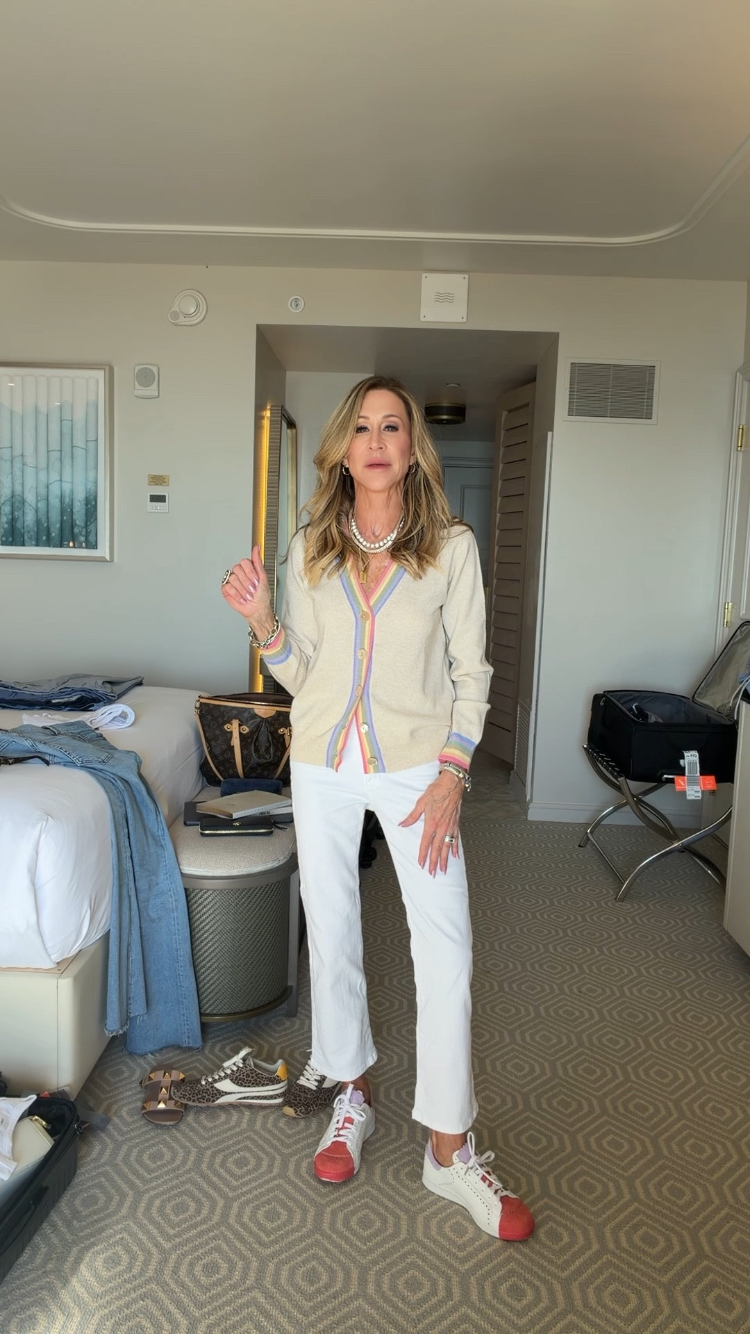 My afternoon look for a beautiful but cooler day in Florida.  White jeans, lightweight cardigan, sneakers and layered jewelry!


#LTKootd #LTKSeasonal #LTKdayinmylife