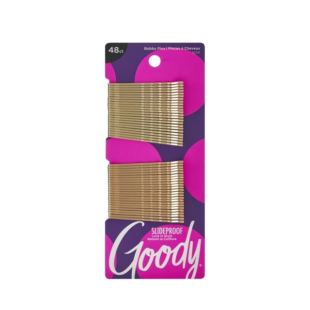 Goody® Slideproof Metallic Bobby Pins, Blonde 48 CT | Walmart (US)