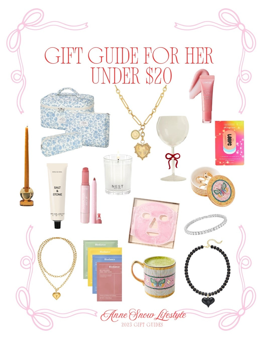 GIFT GUIDE FOR HER under $20!! 🎄❤️💕 gifts any girl would absolutely love and budget friendly! 

christmas gifts, budget gifts, gifts under $20, girl gifts 

#LTKGiftGuide #LTKHoliday #LTKSeasonal