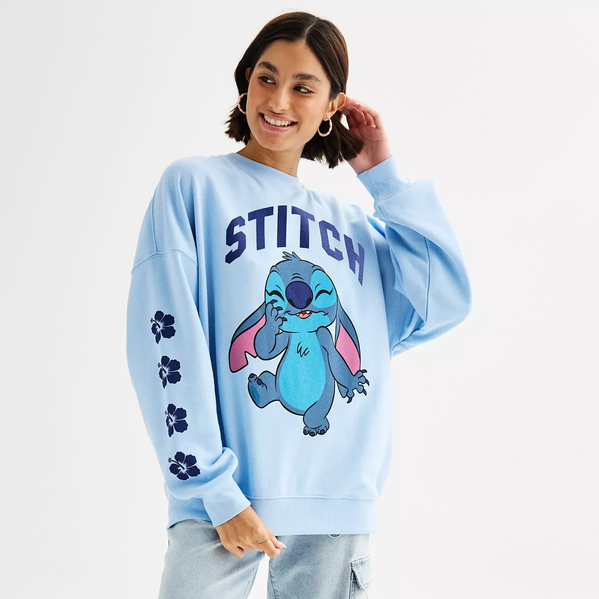 Disney's Lilo & Stich Cute Pose Juniors' Graphic Pullover | Kohl's