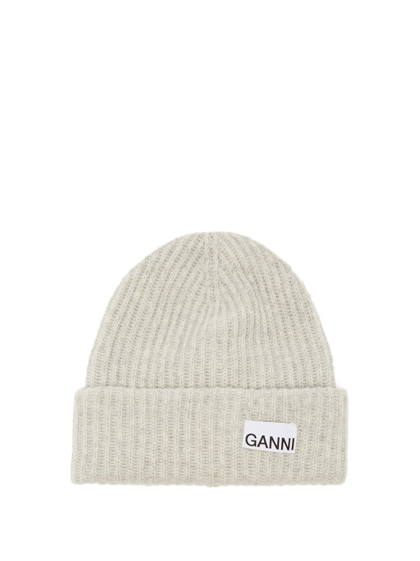 Logo-patch recycled wool-blend beanie hat | Matches (UK)