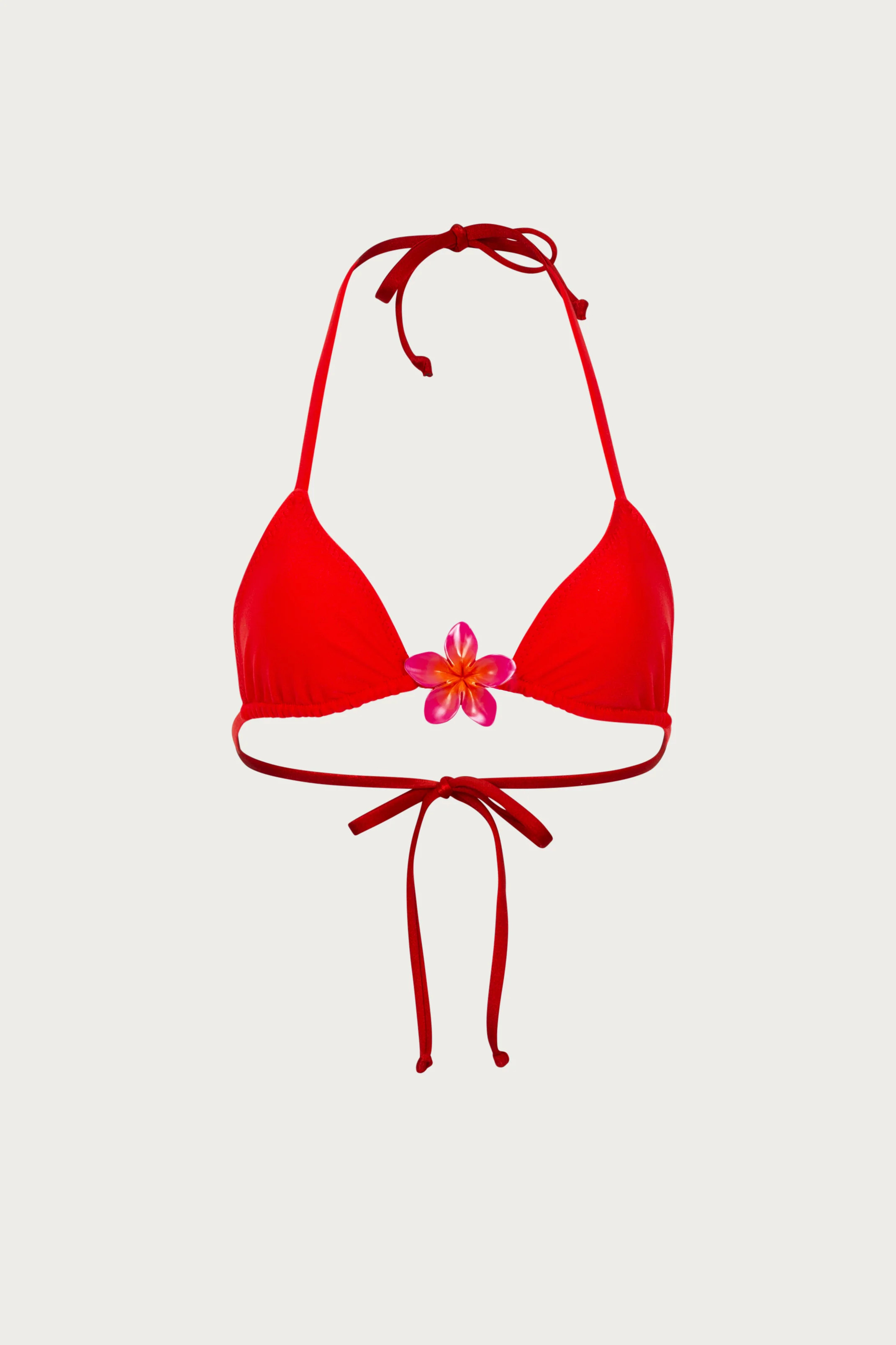Island Triangle Top (Bright Red) | SAME