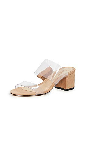 SCHUTZ Women's Victorie Slides, Honey Beige, Tan, Clear, 5.5 Medium US | Amazon (US)
