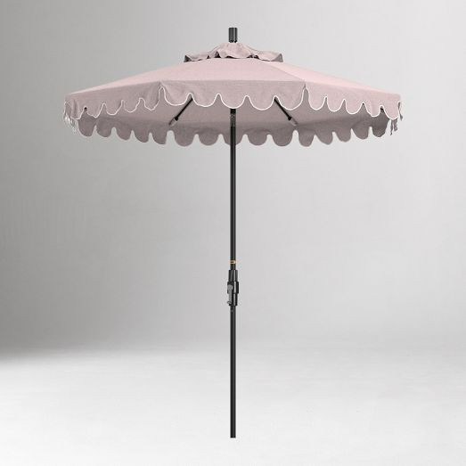 Scallop Edge Outdoor Umbrella (7.5') | West Elm (US)